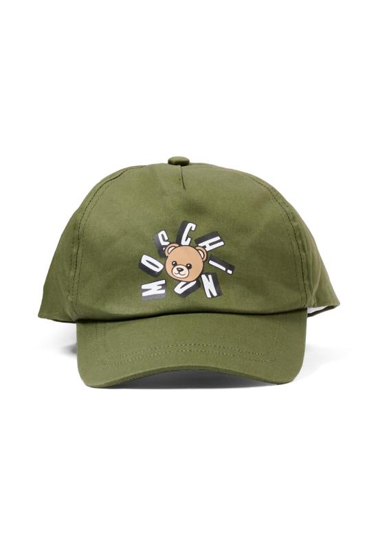 26SS [키즈] 모스키노 모자 HVX01N LOA00 30037 GREEN