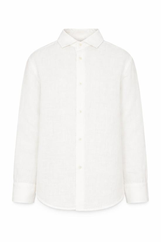 26SS [키즈] 페이 셔츠 FY5P10 Z3681 101 IVORY - FAY