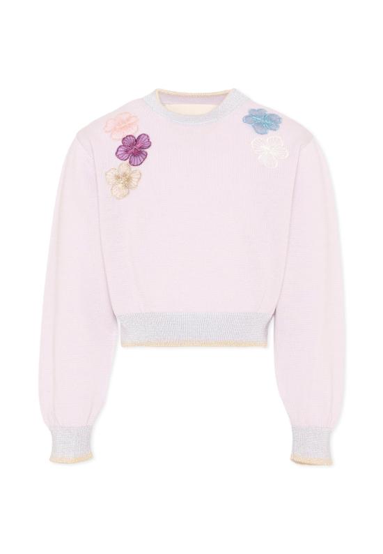 26SS [키즈] 시모네타 캐시미어 니트 SY9A20 X0018 545 LILAC