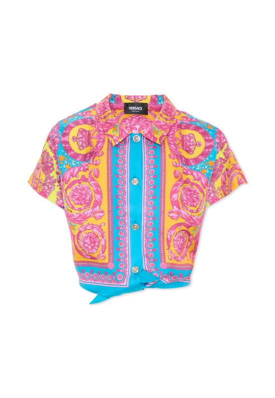 26SS [키즈] 베르사체 셔츠 1019958 1A16902 5PF70 MULTICOLOR