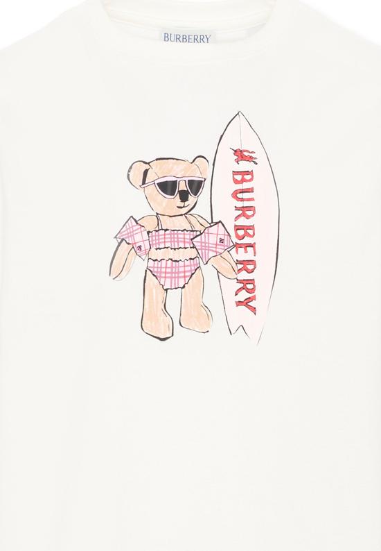 26SS [키즈] 버버리 티셔츠 8117541 A2014 IVORY - BURBERRY