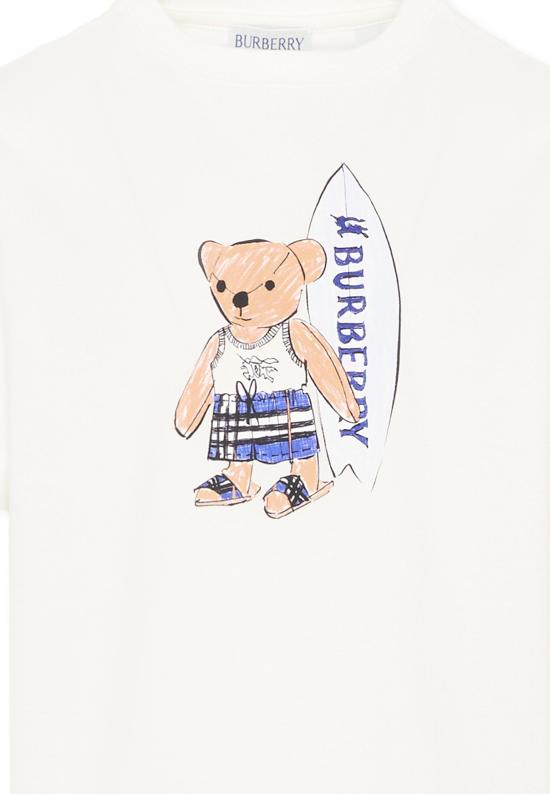26SS [키즈] 버버리 티셔츠 8117540 A2014 WHITE - BURBERRY