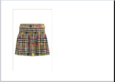 26SS [키즈] 버버리 스커트 8117909 A8972 BEIGE