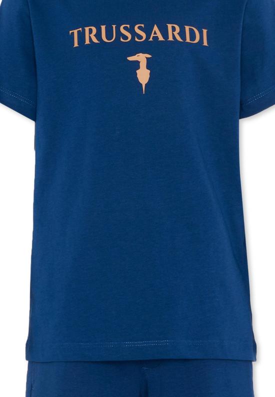 26SS [키즈] 트루사르디 오버롤 TBP26010CJ BLUE ESTATE - TRUSSARDI