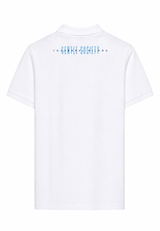 26SS [키즈] 트루사르디 폴로 셔츠 TIP26096PO WHITE - TRUSSARDI