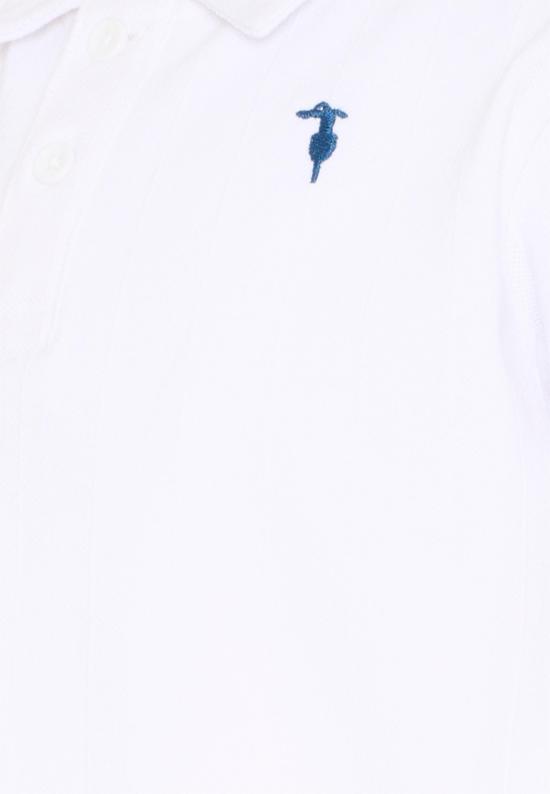 26SS [키즈] 트루사르디 폴로 셔츠 TIP26096PO WHITE - TRUSSARDI