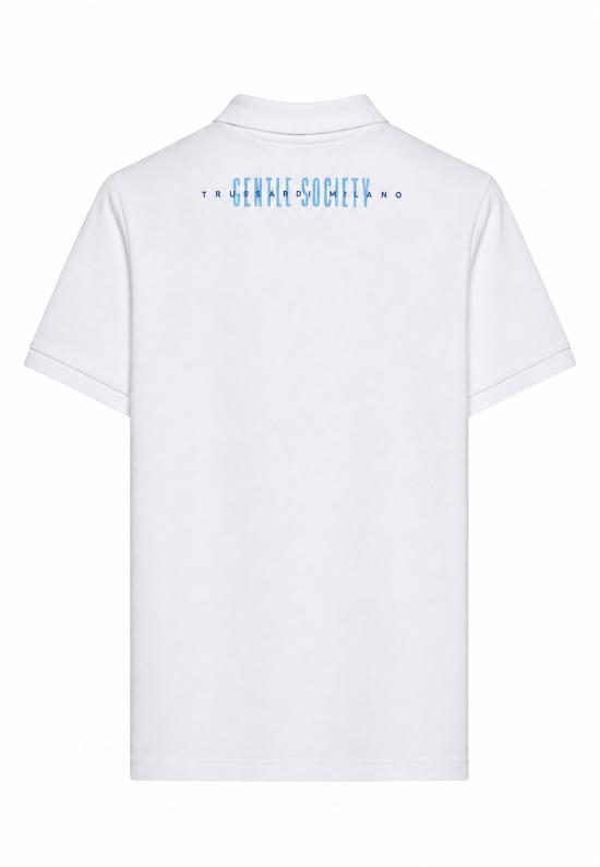 26SS [키즈] 트루사르디 폴로 셔츠 TIP26096PO WHITE - TRUSSARDI