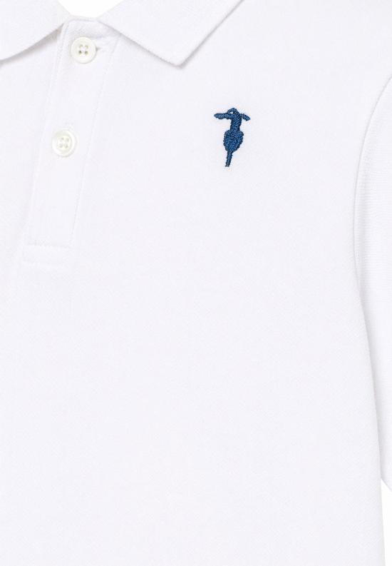 26SS [키즈] 트루사르디 폴로 셔츠 TIP26096PO WHITE - TRUSSARDI
