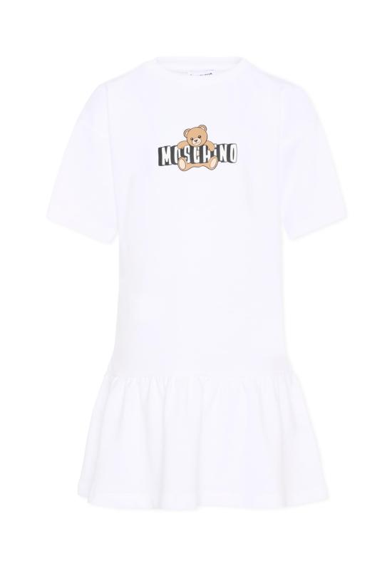 26SS [키즈] 모스키노 원피스 HDV0HL LCA19 10101 WHITE