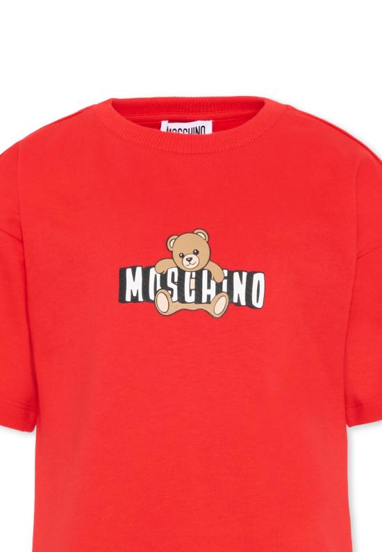 26SS [키즈] 모스키노 원피스 HDV0HL LCA19 50109 RED - MOSCHINO