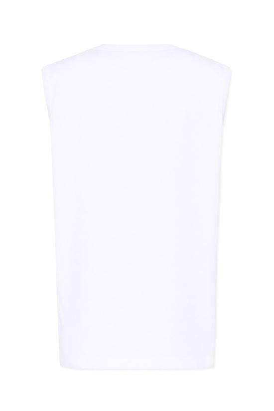 26SS [키즈] MM6 메종마르지엘라 트레이닝 상의 M60575 MM04I M6100 WHITE - MM6 MAISON MARGIELA