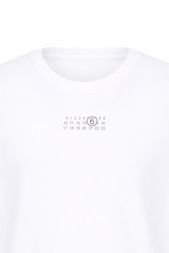 26SS [키즈] MM6 메종마르지엘라 트레이닝 상의 M60575 MM04I M6100 WHITE - MM6 MAISON MARGIELA