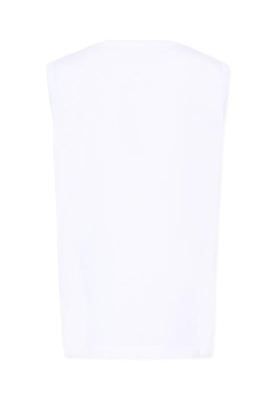 26SS [키즈] MM6 메종마르지엘라 탑 M60575 MM04I M6100 WHITE - MM6 MAISON MARGIELA