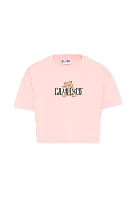 26SS [키즈] 모스키노 티셔츠 HDM072 LBA00 50209 PINK