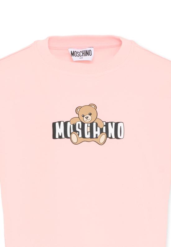 26SS [키즈] 모스키노 티셔츠 HDM072 LBA00 50209 PINK - MOSCHINO