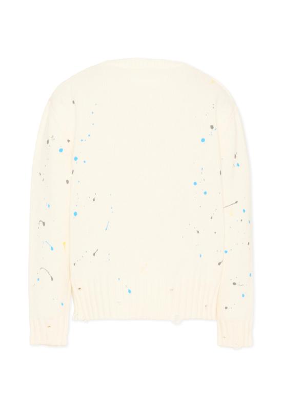 26SS [키즈] MM6 메종마르지엘라 니트/스웻셔츠 M61026 MM07Y M6101 IVORY - MM6 MAISON MARGIELA