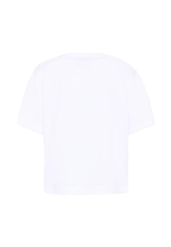 26SS [키즈] 모스키노 티셔츠 HUM05P LAA23 10101 WHITE - MOSCHINO