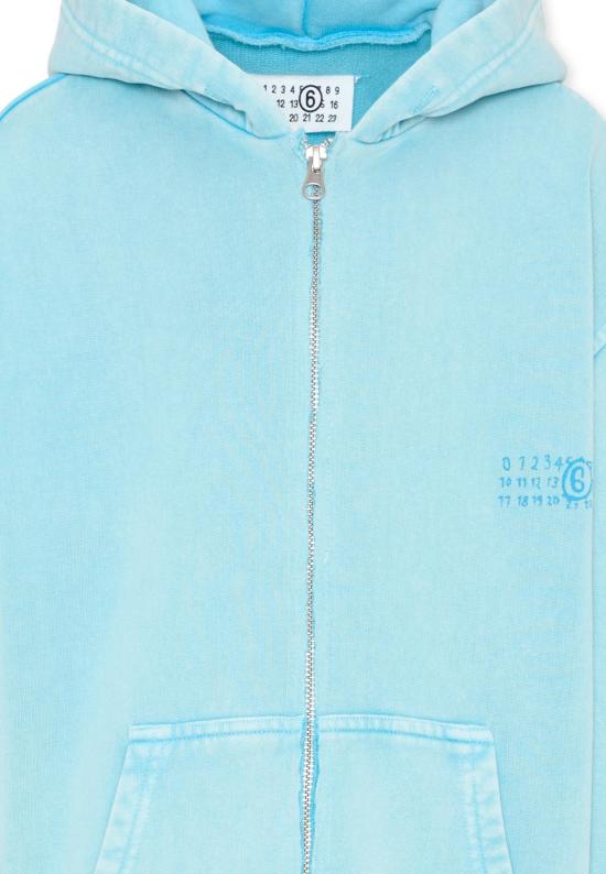 26SS [키즈] MM6 메종마르지엘라 니트/스웻셔츠 M60978 MM07L M6809 LIGHT BLUE - MM6 MAISON MARGIELA