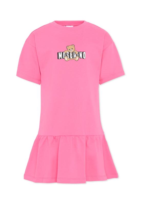 26SS [키즈] 모스키노 원피스 HDV0HL LCA19 50533 FUCHSIA