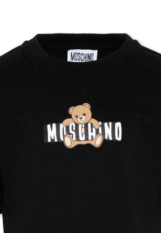 26SS [키즈] 모스키노 원피스 HDV0HL LCA19 60100 BLACK - MOSCHINO