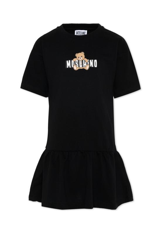 26SS [키즈] 모스키노 원피스 HDV0HL LCA19 60100 BLACK