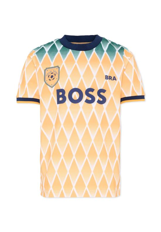26SS [키즈] 보스 티셔츠 J53254 T56 YELLOW