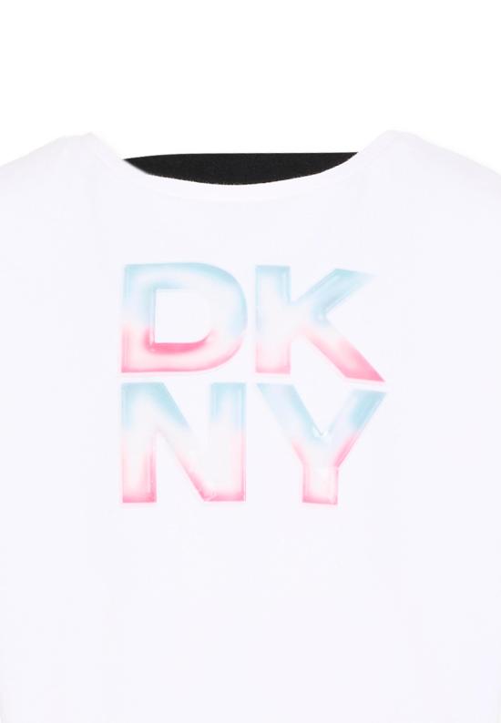 26SS [키즈] 디케이엔와이 티셔츠 D62624 10P WHITE - DKNY
