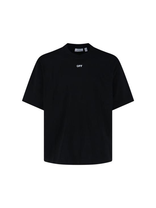 26SS 오프화이트 반팔 티셔츠 44MAA120S26J004001 BLACK Black