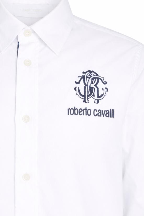 26SS [키즈] Roberto cavalli kids 셔츠 CBP26005CA WHITE - ROBERTO CAVALLI