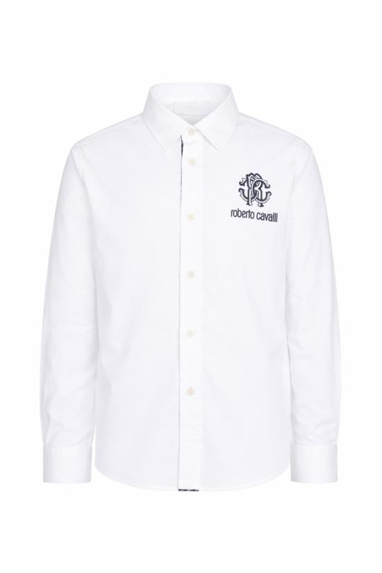 26SS [키즈] Roberto cavalli kids 셔츠 CBP26005CA WHITE - ROBERTO CAVALLI