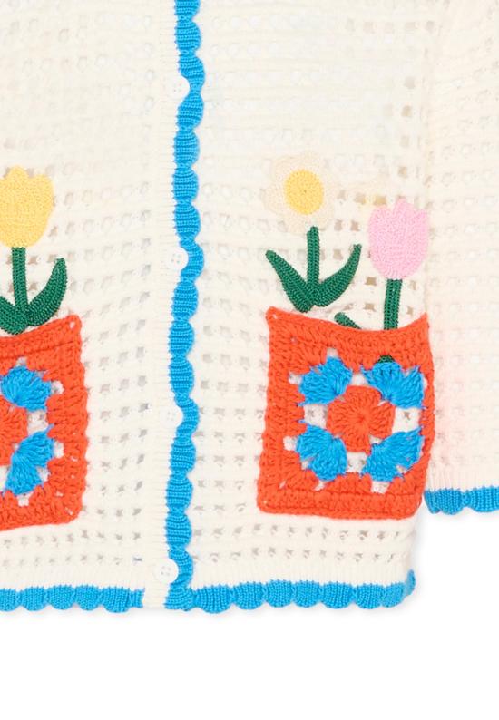 26SS [키즈] 스텔라 맥카트니 가디건 TY9A10 Z1876 101 IVORY - STELLA MCCARTNEY