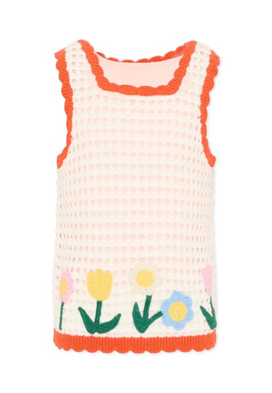 26SS [키즈] 스텔라 맥카트니 탑 TY9A22 Z1876 101 IVORY