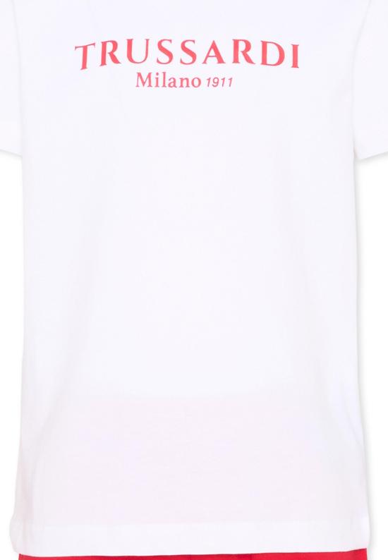 26SS [키즈] 트루사르디 오버롤 TIP26008CJ WHITE - TRUSSARDI