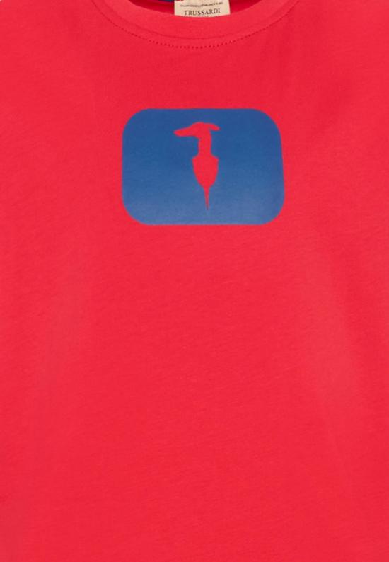 26SS [키즈] 트루사르디 티셔츠 TIP26093TS RED LYCHEE - TRUSSARDI