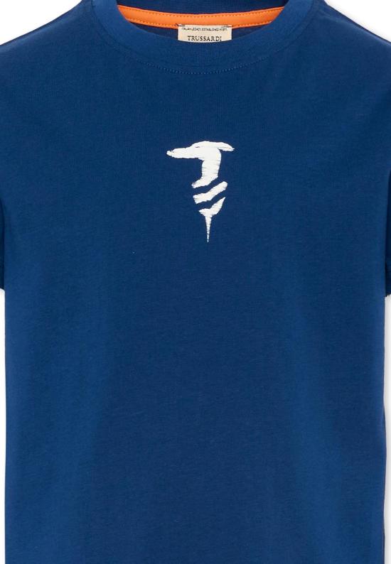 26SS [키즈] 트루사르디 티셔츠 TIP26048TS BLUE ESTATE - TRUSSARDI
