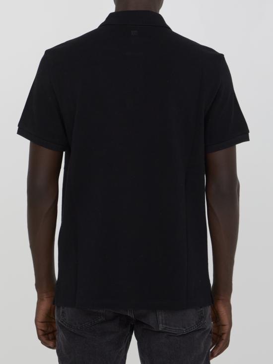 26SS 아미 폴로 티셔츠 BFUPL001 BLACK - AMI