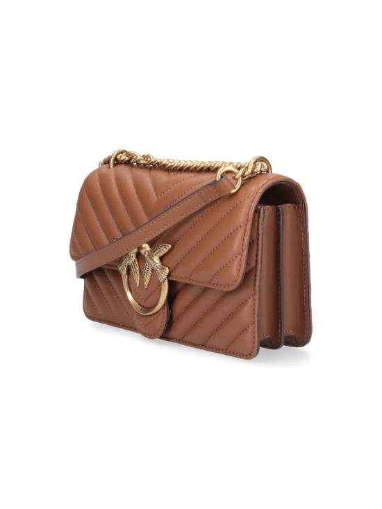 26SS 핑코 토트백 100074 A0GK L17Q Brown - PINKO