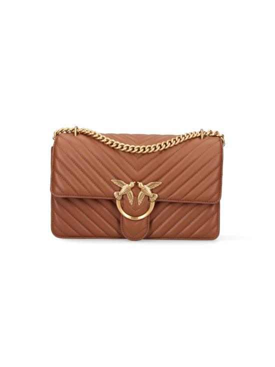 26SS 핑코 숄더백 100941 A0GK L17Q Brown