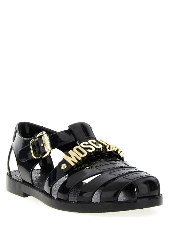 26SS 모스키노 샌들 MA16501G1OM20000 Black - MOSCHINO