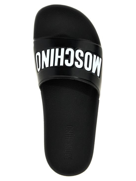 26SS 모스키노 샌들 MB28022G0OG10000 White Black - MOSCHINO