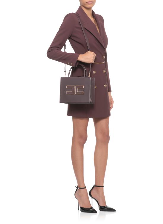 25FW 엘리자베타프랜치 미디 원피스 AB89657E2 EA4 Bordeaux - ELISABETTA FRANCHI