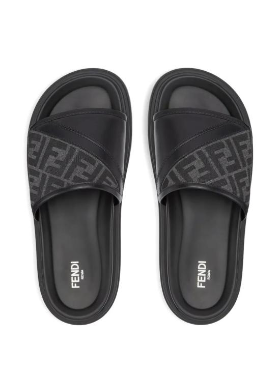 26SS 펜디 샌들 7X1674 AF5T F1OOG NERO GRIGIO NERO - FENDI