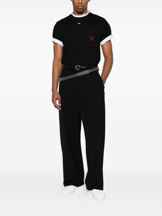 26SS 셀린느 반팔 티셔츠 RX0I31242 GDX7 Black - CELINE