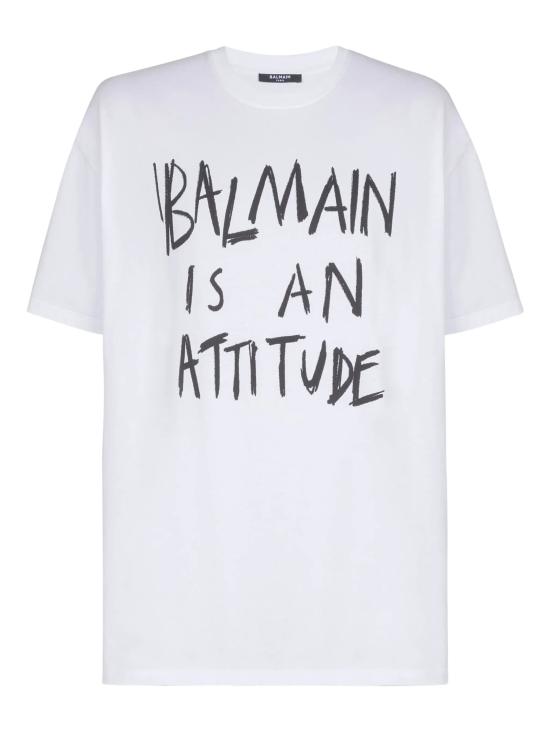 26SS 발망 반팔 티셔츠 GH1EG225GF40 GAB White