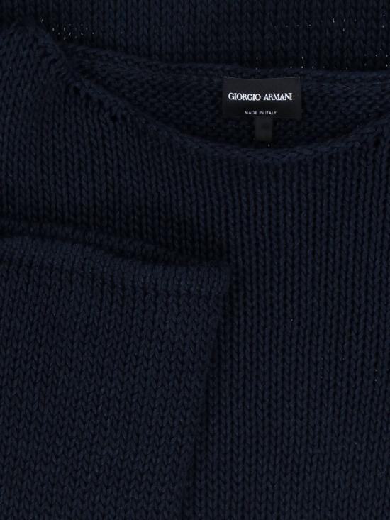 26SS 조르지오 아르마니 스웨터 GM003321 AF25105 UB102 Blue - GIORGIO ARMANI