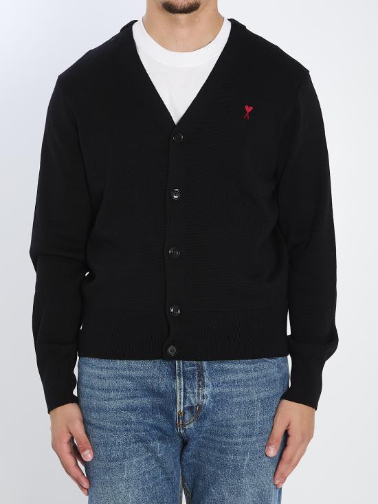 26SS 아미 스웨터 HKC361 BLACK