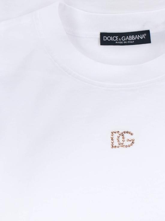 26SS 돌체앤가바나 반팔 티셔츠 F8V42Z GDDL7 W0800 White - DOLCE & GABBANA