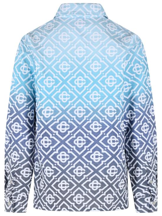 26SS 카사블랑카 자켓 M SP26 JK 449 01MONOGRAM GRADIENT Light Blue - CASABLANCA