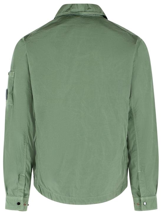26SS 씨피 컴퍼니 크롬-R 지퍼 렌즈 오버셔츠 20CMOS710A 005904G668 Green - C.P. COMPANY