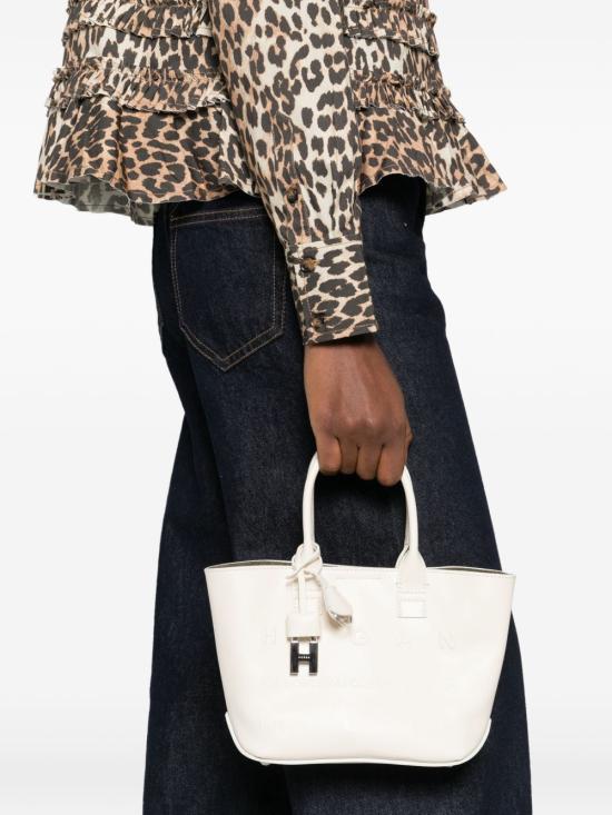 26SS 호간 토트백 KBW01TA4100 TZPB013 Bianco - HOGAN